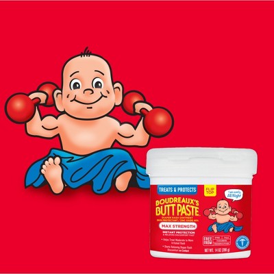 Boudreaux's Butt Paste Baby Diaper Rash Cream Maximum Strength - 14oz, image 4 of 11 slides