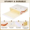 Unique Bargains Fabric Bed Sheet Organizers and Storage with PU Handle 4 Pcs - 3 of 4