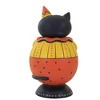 Johanna Parker Purscilla Spookiness Jar - One Black Cat Lidded Figurine 6.5 Inch, Polyresin - Halloween Johanna Parker Black Cat JP2025 6.5 Inch - 2 of 3