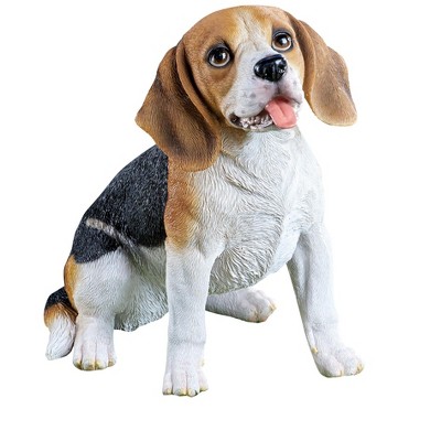 Collections Etc Hand-painted Happy Beagle Garden Statue No Size White ...