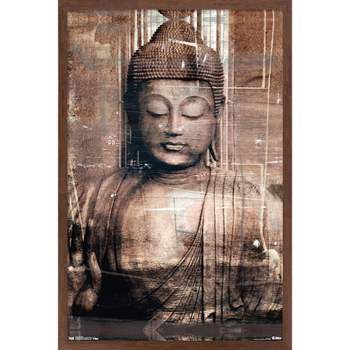 Trends International Thai Buddha Framed Wall Poster Prints