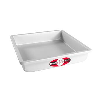 Fat Daddio's PSQ-10103 ProSeries 10 x 10 x 3 Square Anodized Aluminum  Straight Sided Cake Pan