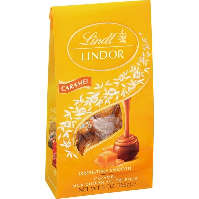 Lindt Lindor Caramel Milk Chocolate Truffles - 6oz