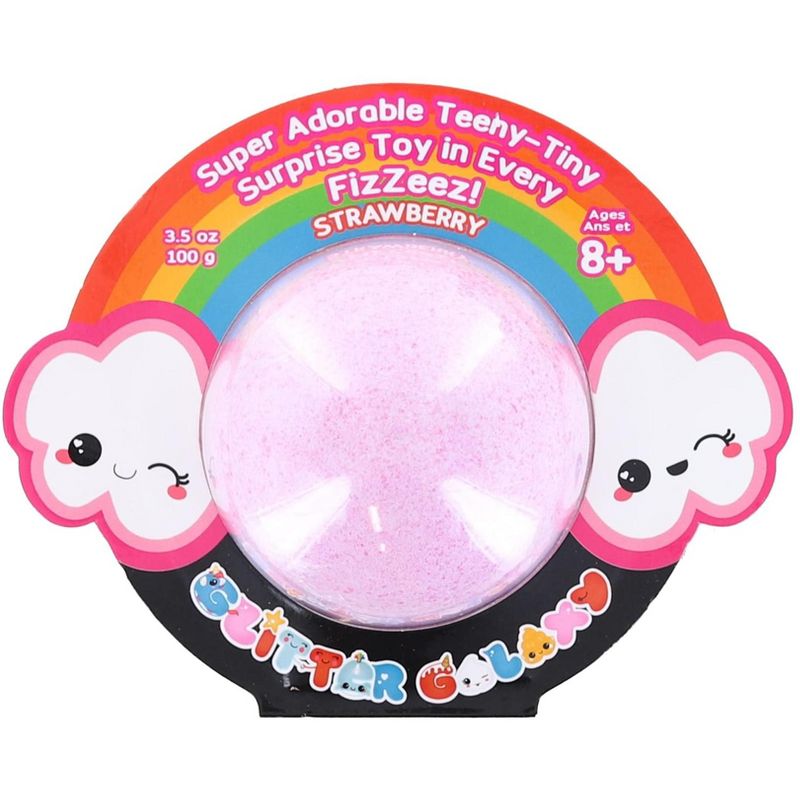 Seven20 Glitter Galaxy FIZZEEZ Super Adorable Teeny-Tiny Surprise Toy | Strawberry, 1 of 3