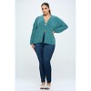 West K Women's Clara Furry One Button Short Cardigan - 2 of 4