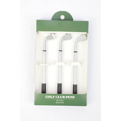 Father's Day 3pk Pen Set Golf Clubs - Spritz™