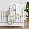 Sweet Jojo Designs Girl Baby Security Blanket Watercolor Floral Garden Multicolor - 2 of 4
