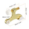 Unique Bargains Zinc Alloy Durable Adjustable Rubber Bumper Tips Door Stop - 2 of 4