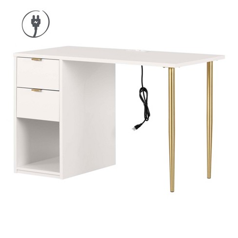 Small white hot sale desk target