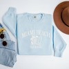 Simply Sage Market Women's  Garment Dyed Graphic Sweatshirt Embroidered Miami Beach Florida - 3 of 3