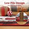 Christmas Area Rug Santa Claus Washable Rugs for Living Room Throw Rugs Non Slip, Soft Low Pile Floor Runners Christmas Decorations - 4 of 4