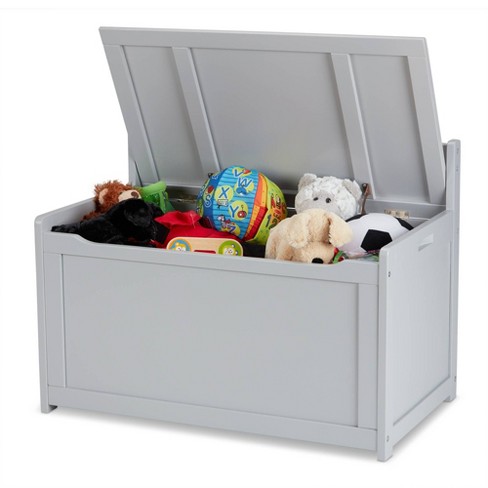 Melissa Doug Wooden Toy Chest Gray Target