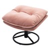Ridstar Accent & TV Chair with Ottoman For Living room-Pink - 2 of 4