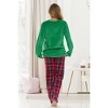 ADR Women's PJ Set, Fleece Pajama Pants & Top, Cozy PJs for, Lady Pajamas - 3 of 4