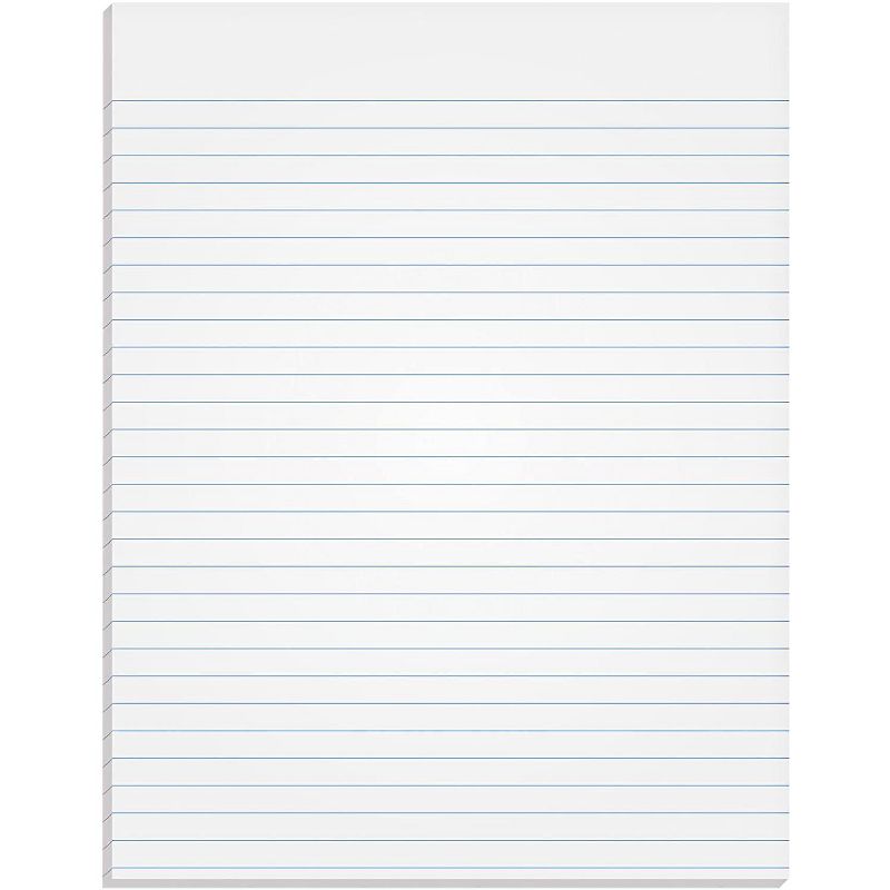 School Smart Legal Pad, 8-1/2 x 11 Inches, White, 50 Sheets, Pack of 12, 3 of 5