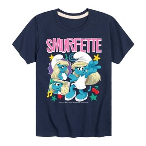 Boys' - Smurfs -  Short Sleeve Graphic T-Shirt - 1 of 4