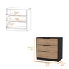 NicBex Dresser for Bedroom,Chest of Drawers with Black Metal Handle Design,Modern Freestanding Dresser,Storage Dressers for Bedroom - 3 of 4