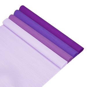 Unique Bargains Durable Soft Flexible Thickened Crepe Paper 4 Pcs - 1 of 4