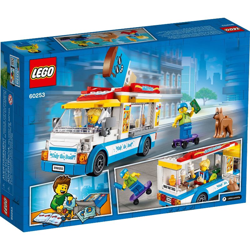 LEGO City Great Vehicles Ice Cream Van Truck Toy 60253, 5 of 9