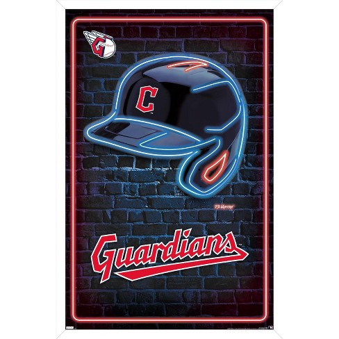Trends International MLB Cleveland Guardians - Neon Helmet 2023 Poster