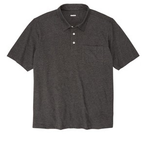 KingSize Men's Big & Tall Shrink-Less Lightweight Polo T-Shirt - 1 of 4