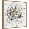 22" x 22" Dabbing Bouquet by Asia Jensen Framed Canvas Wall Art Light Brown - Amanti Art: Modern Decor, Lithograph, Sawtooth Back - 2 of 4