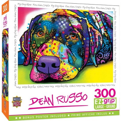 MasterPieces Inc Dean Russo My Dog Blue 300 Piece Large EZ Grip Jigsaw Puzzle