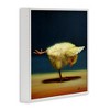 Stupell Industries Yoga Chicks Warrior III Pose Funny Animal Painting Black Framed Giclee Art - 3 of 4