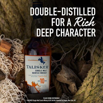 Talisker 10yr Single Malt Scotch Whisky - 750ml Bottle