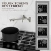 YAWWALK kitchen Faucet Wall Mounted Pot Filler with Double Handles (Valve Included) - 4 of 4