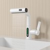 Pull-Out Lift LED Temperature Digital Display Bathroom Basin Faucet - 4 of 4