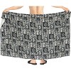 LA LEELA Men's Sarong Beach Cover Up Swim Wrap One Size Sable Floral - 4 of 4