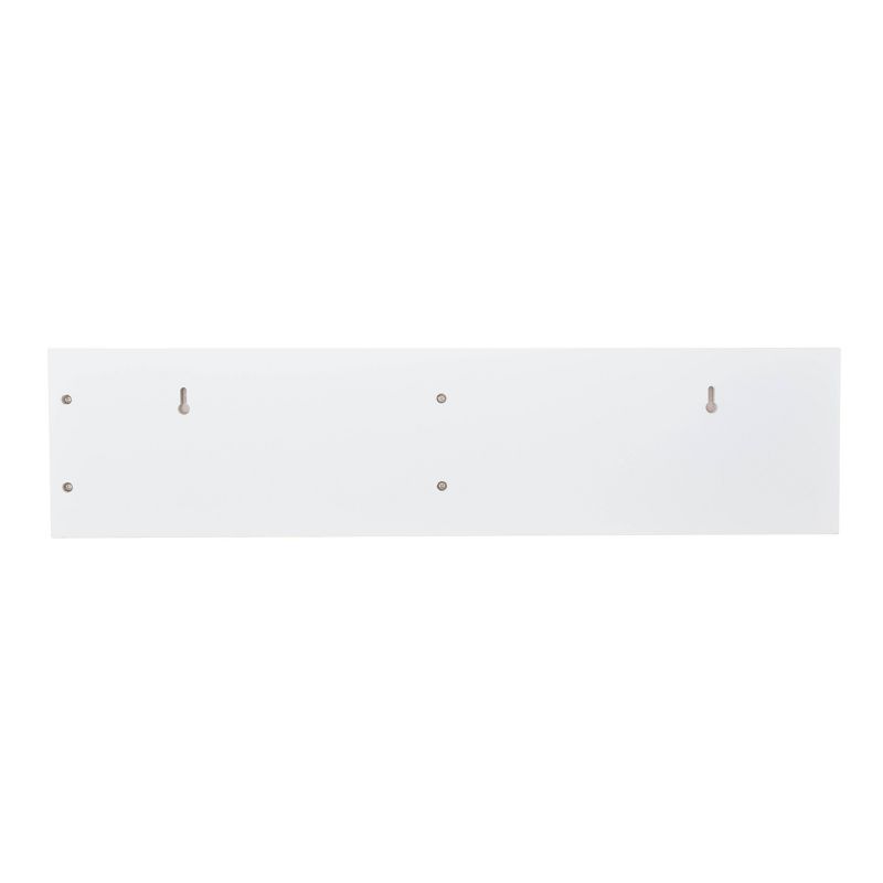 Sydney Wall Shelf with Hooks and Mail Sorter - White, 2 of 10