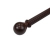 Mix and Match Wood Ball Finials in Ant. Mahogany for 1-3/8 Wood Rod Pole 2ct - 2 of 4