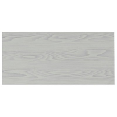 Fog Grey Solid Wood Adjustable 5-Shelf Bookcase