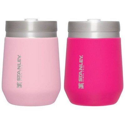 Stanley 40oz Flamingo Pink Tumbler Stainless Steel H2.0 FlowState Quencher