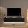 Bella Depot  68.8''W Wall Mounted Floating TV Stand TV Cabinet Entertainment Center - 2 of 4