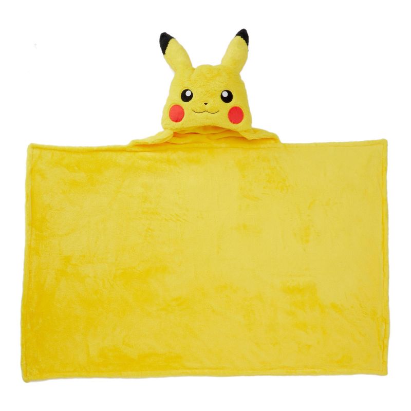 Pokemon Pikachu Kids&#39; Hooded Blanket, 2 of 6