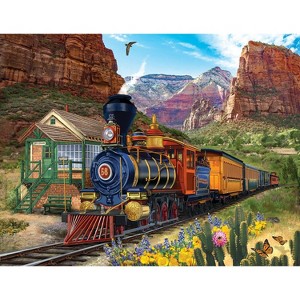 Sunsout Dry Gulch 1000 pc Large Pieces  Jigsaw Puzzle 31532 - 1 of 4
