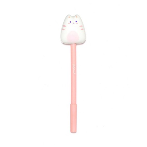 Yoobi Novelty Ballpoint Pen Squishy Cat Topper : Target