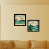 Gulches 2-Piece Vignette By Marla Rae, Printed Wall Art, Ready To Hang Framed Poster, Black Frame(The Lake is Calling Collection) - 2 of 4