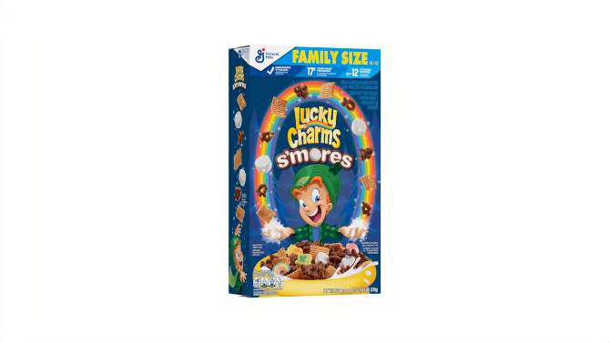 Lucky Charms Smores Family Size Cereal - 18.7oz - General Mills, 2 of 9, play video