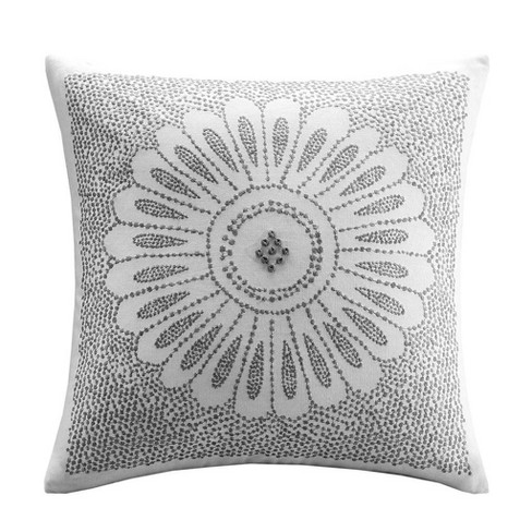 Target gray online pillows