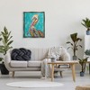 Stupell Industries Bold Pelican Bird with Pattern Framed Canvas - 2 of 3