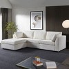 113"Modern Sectional Couches For Sale,Gray 3 Seater Recliner Sofa,Modular Sofa With Recliner,Chenille Knock Down Sofa Couch,Lounge Sofa-Cuddlewood - 2 of 4