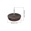 Unique Bargains Plastic Anti-slip Noise Reduction Wear-resistant Furniture Glide 100 Pcs - 2 of 4