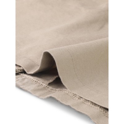 Женские куртки INSPIRE CHIC Women's Drawstring Waist Flap Pockets Lightweight Utility Jacket Dust Khaki Large — фото 5
