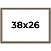 PosterPalooza | Weathered Black Picture Frame - UV Acrylic, Backing Board, Hanging Hardware Included - 2 of 4