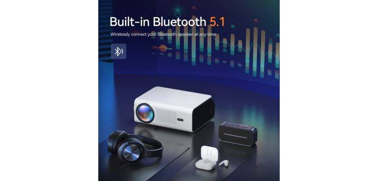 VANKYO Leisure 495W Native 1080P Projector Full HD 5G WiFi Projector with Bluetooth: Portable, HDMI, 30,000 Hour Bulb Life, 3 of 8