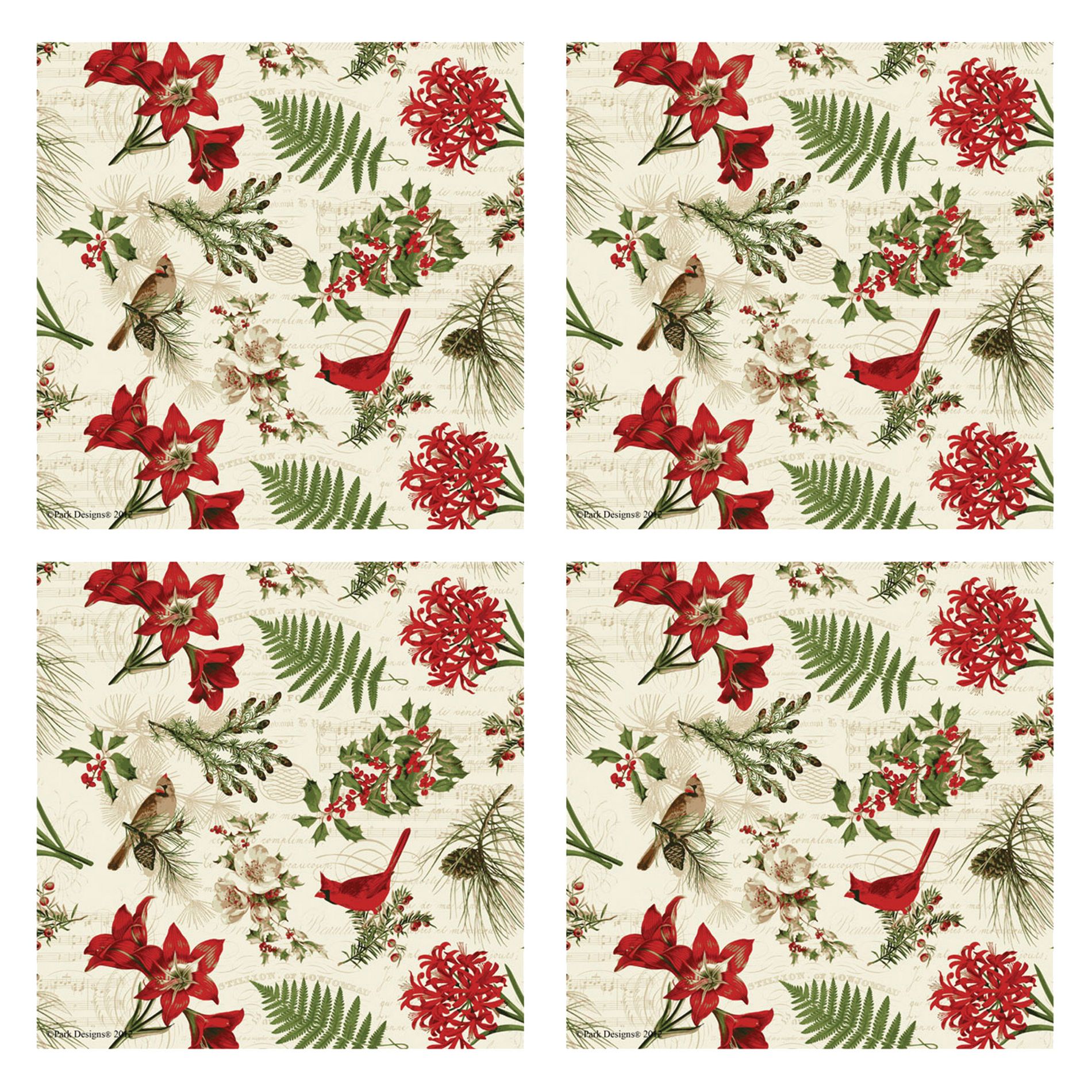 Park Designs Holiday Cloth Napkins 2